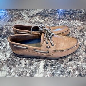 Sperry Men's Tan Leather Boat Shoes